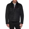 Men's Levi's® Faux-Shearling Trucker Jacket -Outdoor Clothing Sales 6033034 Black