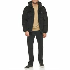 Men's Levi's® Quilted Corduroy Sherpa-Lined Puffer Jacket -Outdoor Clothing Sales 6033058 ALT4