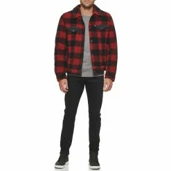 Men's Levi's® Sherpa Trucker Jacket -Outdoor Clothing Sales 6033064 ALT4