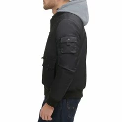Men's Levi's® Hooded Utility Bomber Jacket -Outdoor Clothing Sales 6033069 ALT