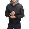 Men's Levi's® Hooded Utility Bomber Jacket 1 Men's Levi's® Hooded Utility Bomber Jacket -Outdoor Clothing Sales 6033069 Black