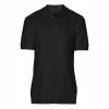 Softstyle Mens Short Sleeve Double Pique Polo Shirt -Outdoor Clothing Sales 6102768 Black