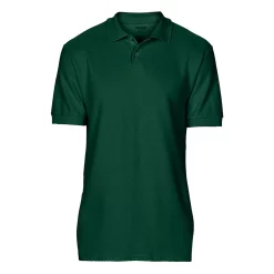 Softstyle Mens Short Sleeve Double Pique Polo Shirt -Outdoor Clothing Sales 6102768 Forest Green