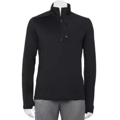 Men's Tek Gear® Mixed Media Pullover -Outdoor Clothing Sales 6119976 Mineral Black