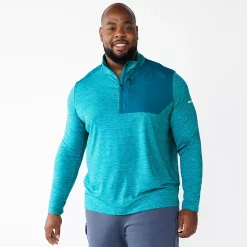 Big & Tall Tek Gear® Mixed Media Pullover 9 Big & Tall Tek Gear® Mixed Media Pullover -Outdoor Clothing Sales 6120272 Moroccan Teal