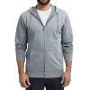 Men's Caliville Cotton Stretch Full-Zip Hoodie -Outdoor Clothing Sales 6150427 Heather Charcoal
