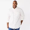 Big & Tall Sonoma Goods For Life® Perfect Length Button-Down Shirt -Outdoor Clothing Sales 6150506 Plants