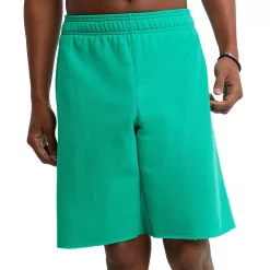 Men's Champion® 10-Inch Powerblend Fleece Shorts -Outdoor Clothing Sales 6171386 Green Vine