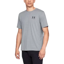 Big & Tall Under Armour Sportstyle Tee 13 Big & Tall Under Armour Sportstyle Tee -Outdoor Clothing Sales 6225879 Steel Light Heather